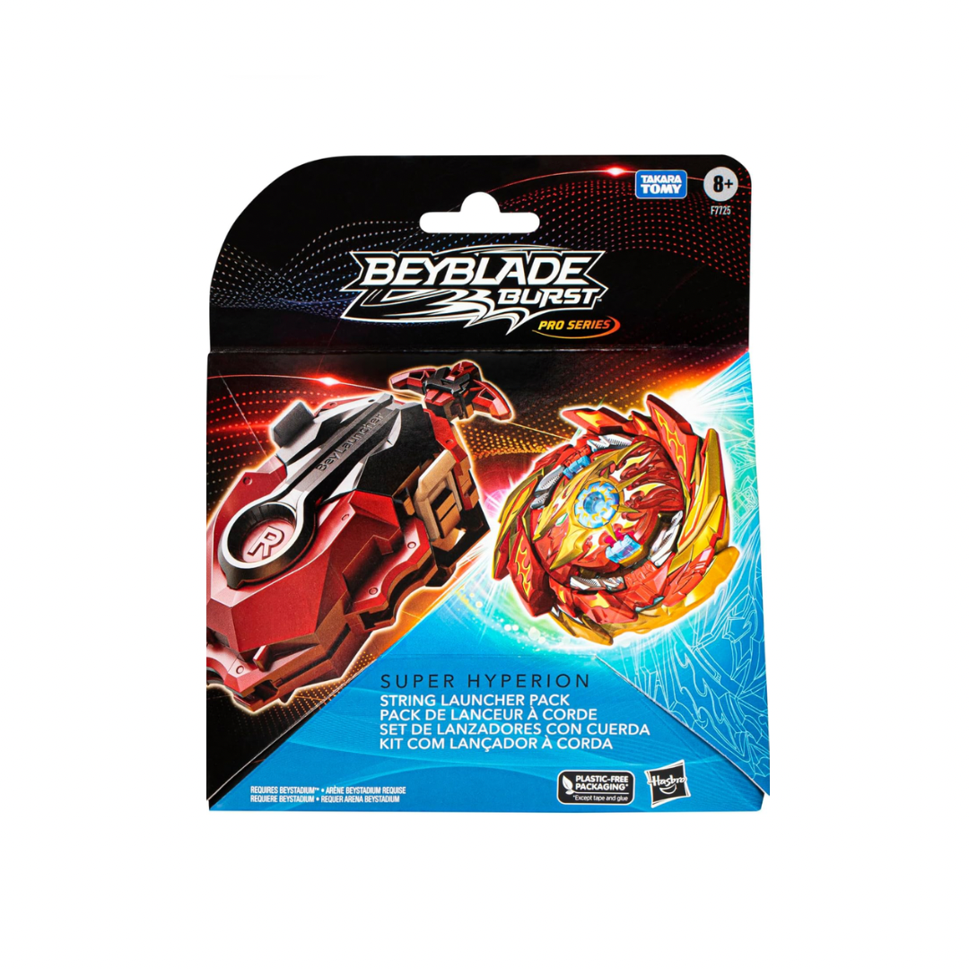 Beyblade Burst Pro Series Super Hyperion con Lanzador a Cuerda