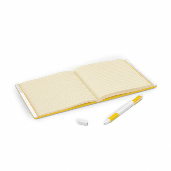 Lego Set de Cuaderno + Lapicero Amarillo
