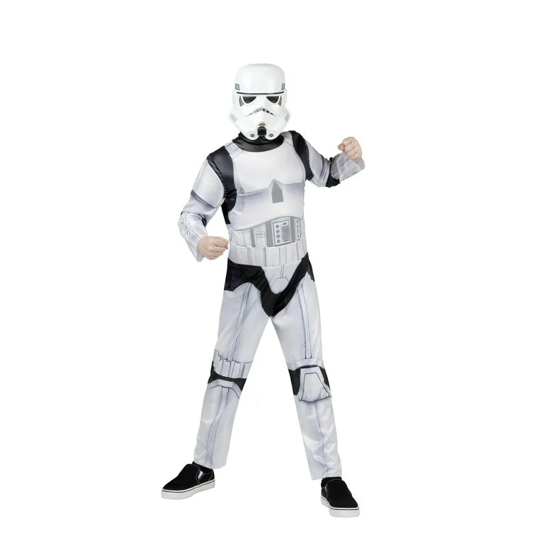 Star Wars Stormtrooper Disfraz Para Niños Talla L (10/12)