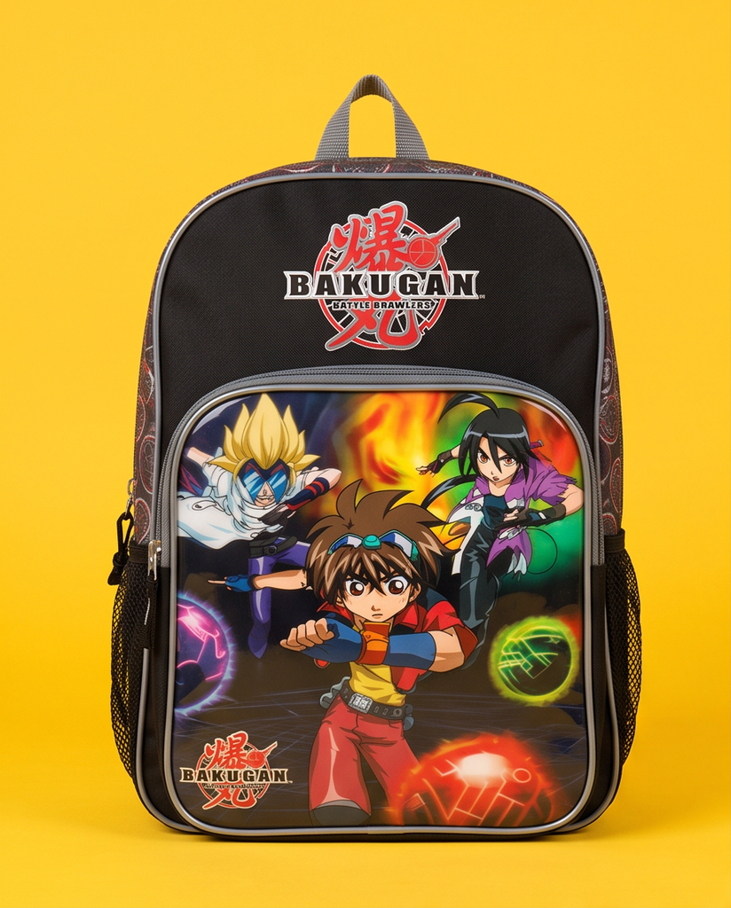 Mochila Modelo Bakugan Color Negro