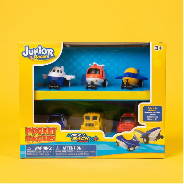 Junior Racers Pocket Racers Set de 6