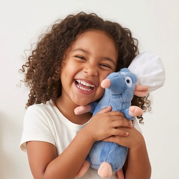 Peluche Disney - RATATOUILLE - Remy con Gorro Chef- 20CM Original