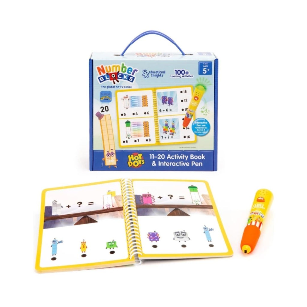 Hand2mind Numberblocks Hot Dots Libro de Trabajo 11 al 20