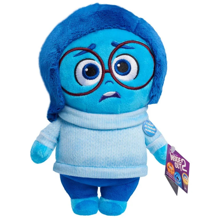 Sadness Inside Out 2 Intensamente Peluche con Frases