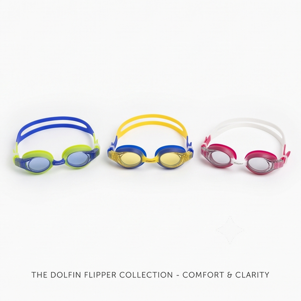 Dolfin Swim Goggle Set de 3 Gafas de Natación para Niños
