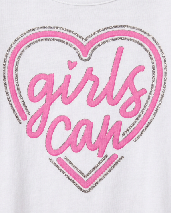 Polo Manga Larga Modelo Corazon Girls Can 14/16