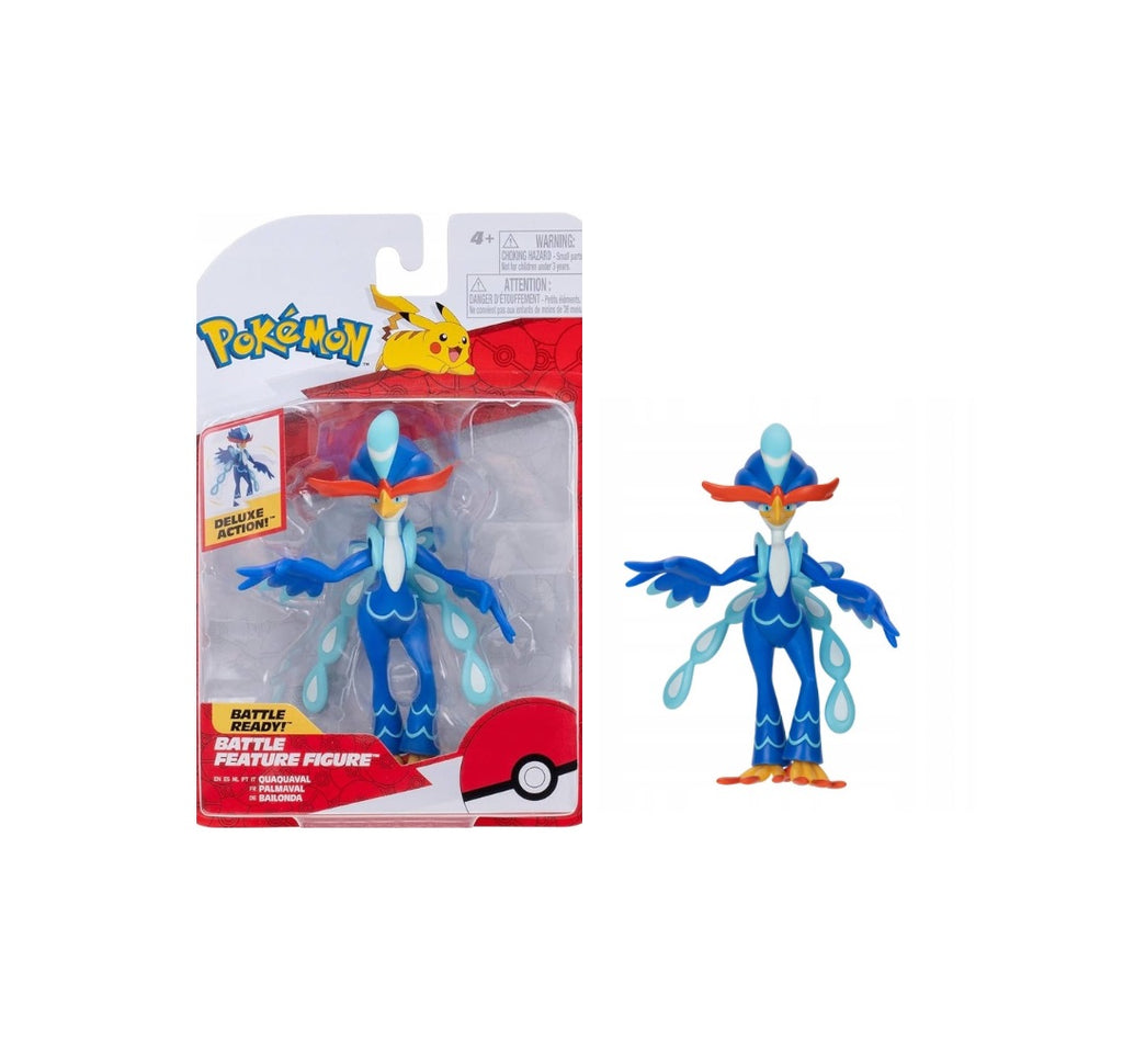 Pokemon Battle Feature Figure Deluxe Action Quaquaval