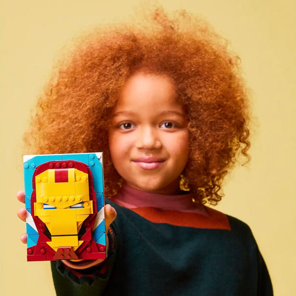 Lego 40535 Iron Man Marvel Exclusivo Retrato Coleccionable Brick Sketches