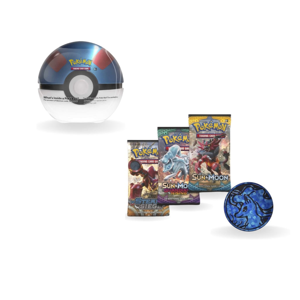 Pokémon Great Poke Ball TCG Level Ball Tin Azul