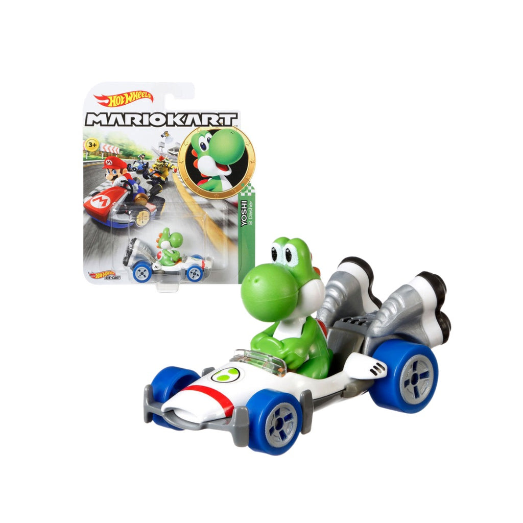 Yoshi B-Dasher MarioKart Hot Wheels Super Mario