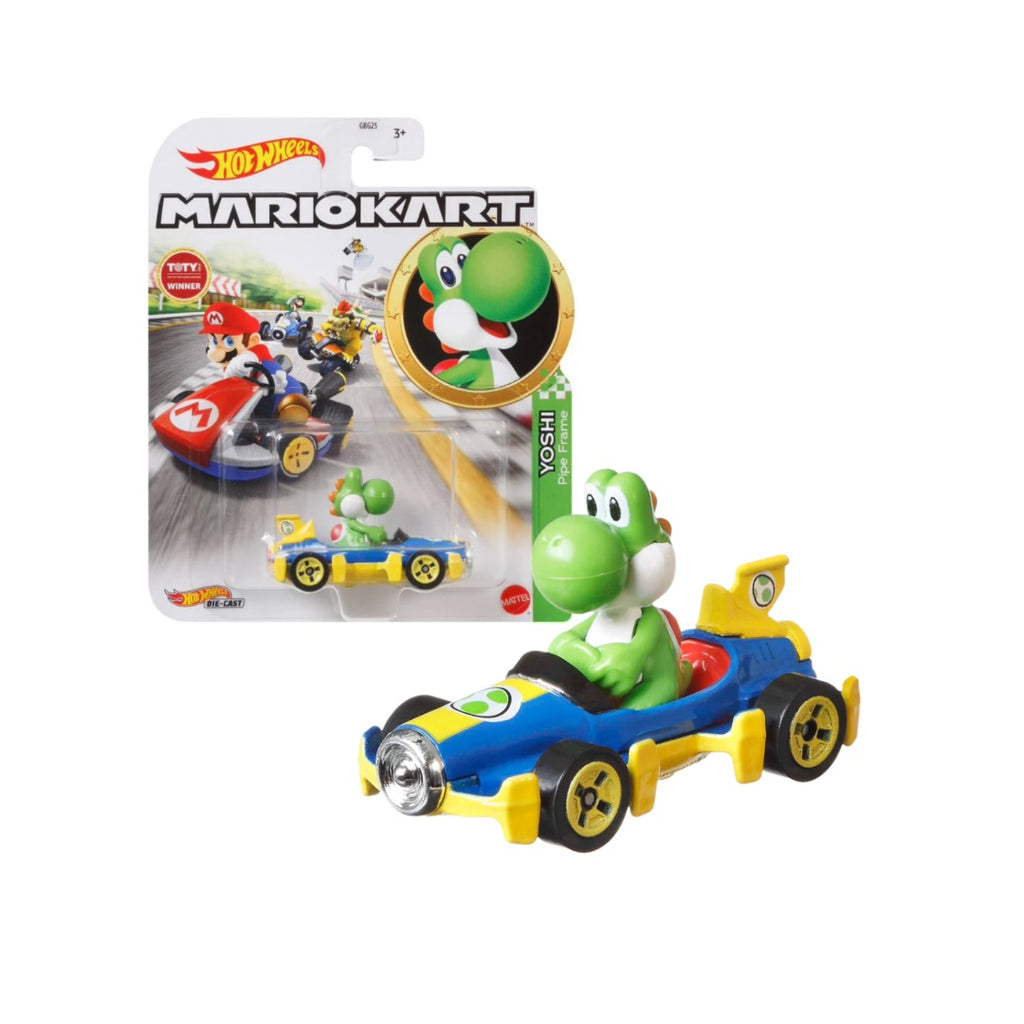 Yoshi Pipe Frame MarioKart Hot Wheels Super Mario