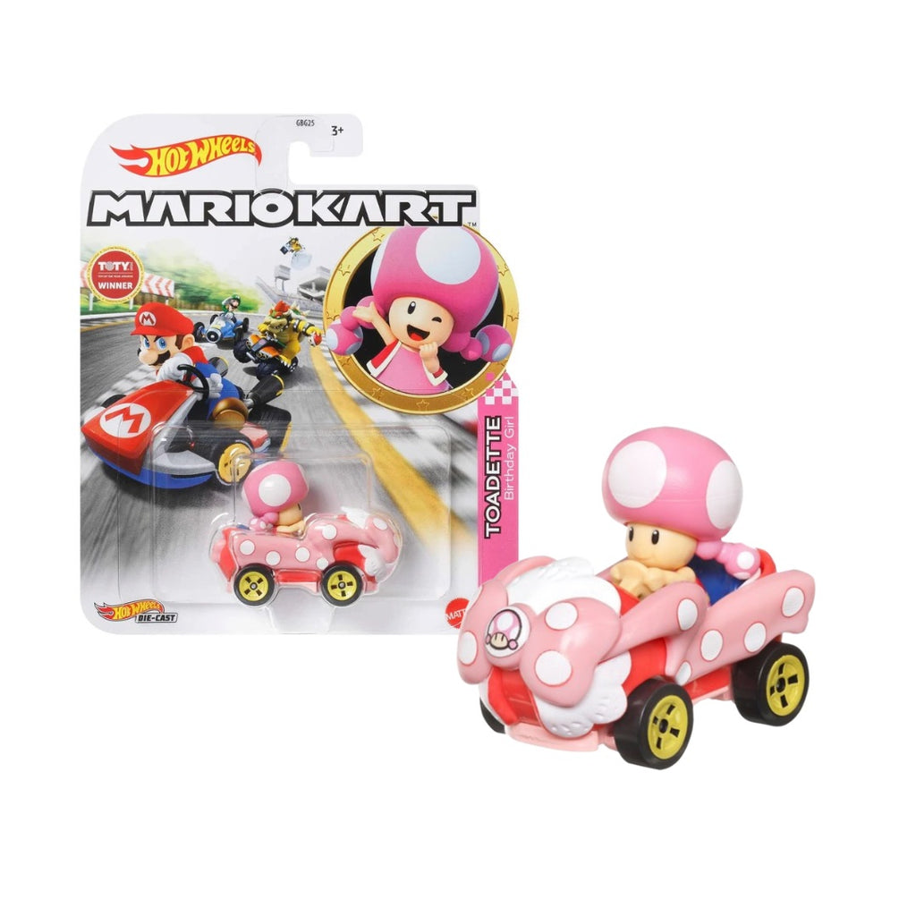 Toadette Birthday Girl Hot Wheels MarioKart