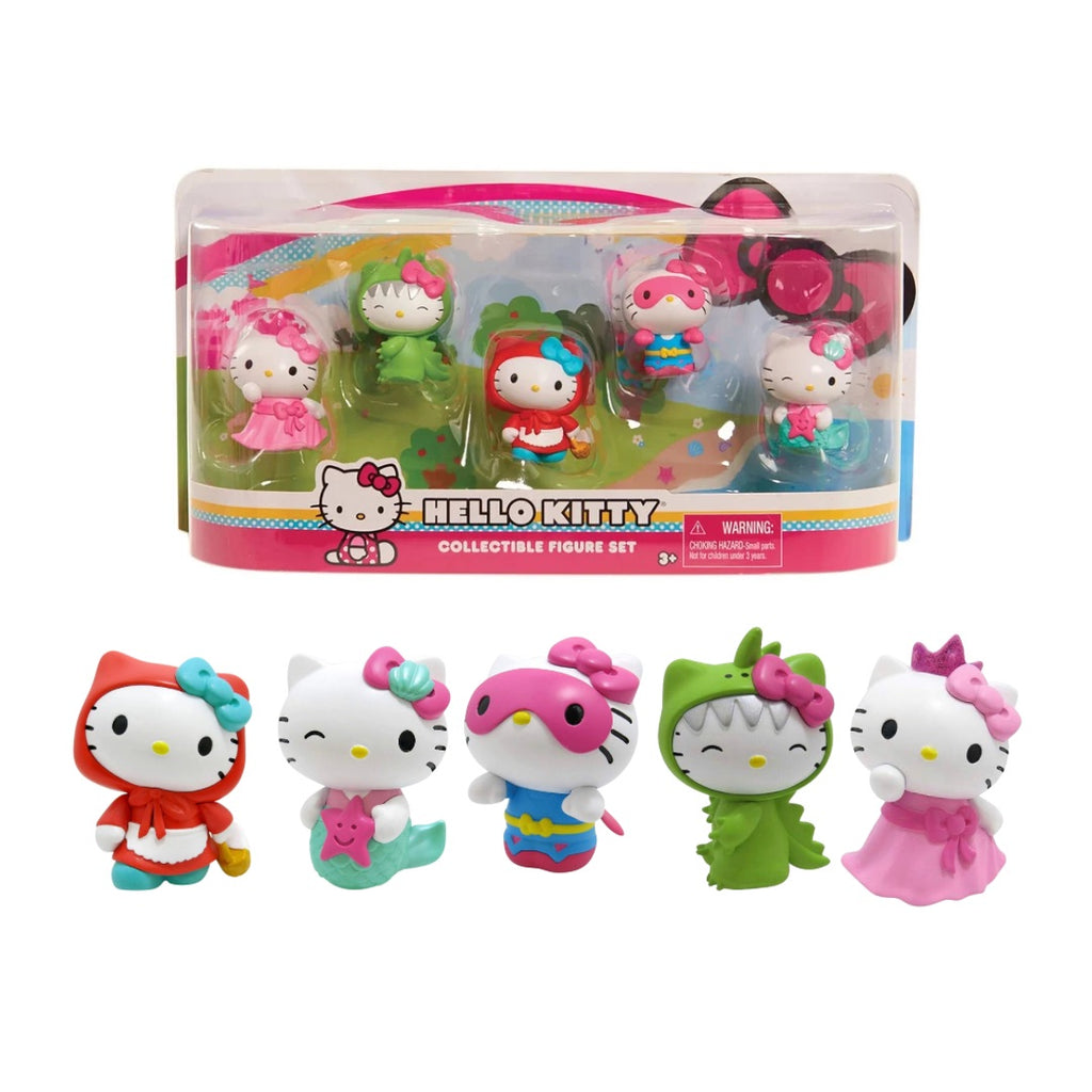 Hello Kitty Kit Coleccionable 6 Figuras Original