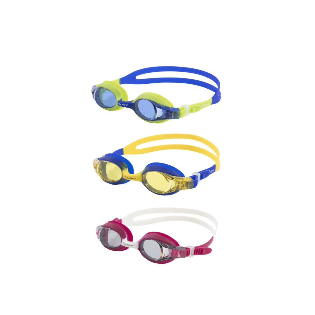 Dolfin Swim Goggle Set de 3 Gafas de Natación para Niños