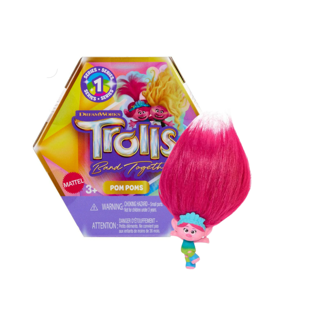 Trolls 2023 Pom Poms Personaje Poppy Coleccionables