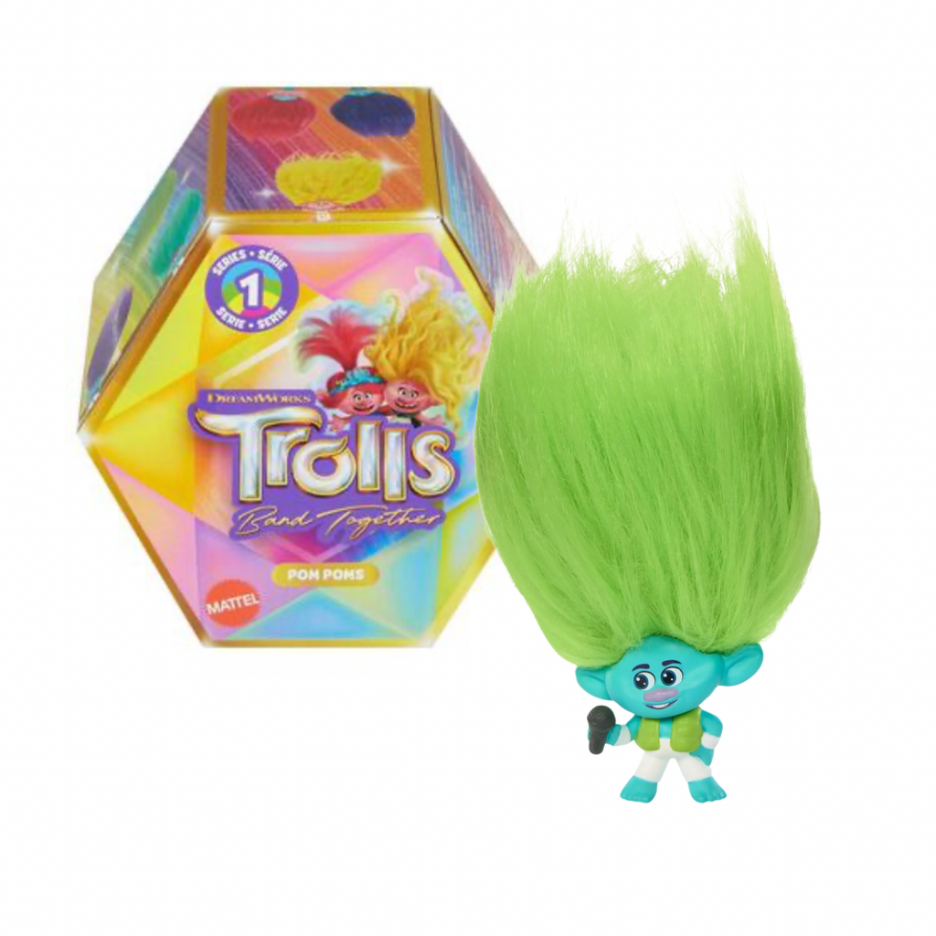 Trolls 2023 Pom Poms Personaje Clay Coleccionables