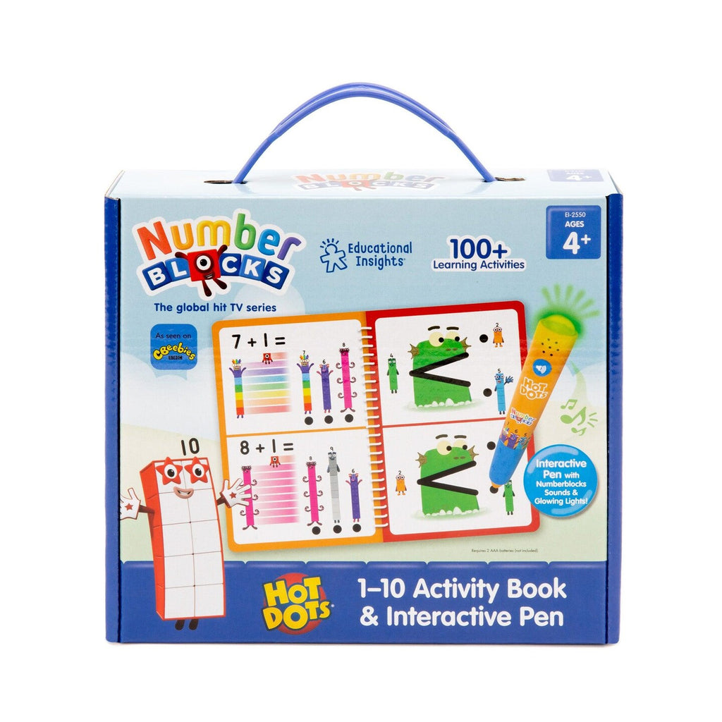 Hand2mind Numberblocks Hot Dots Libro de Trabajo 1 al 10