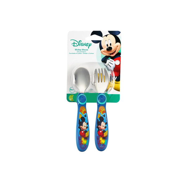 Set de Cuchara y Tenedor para Bebés Disney Mickey Mouse