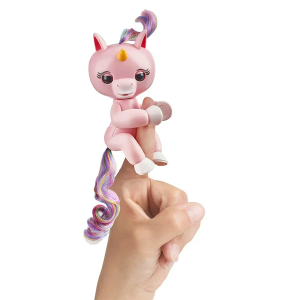 Fingerlings Gemma Unicornio Mascota Interactiva Rosado