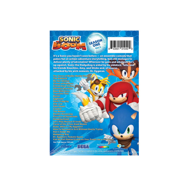 Sonic Boom Set Coleccionable Dvd + Figuras