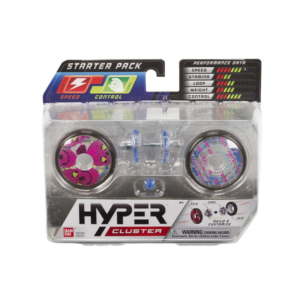 Bandai Juego Yo-Yo Hyper Cluster Pack de Iniciación
