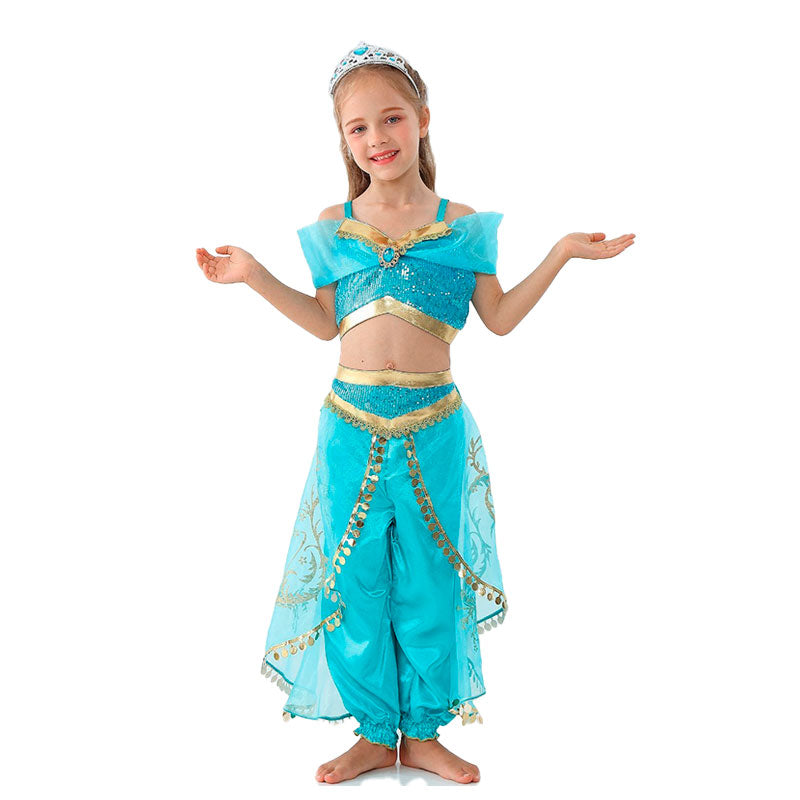 Disfraz de Jasmine de Aladdín Para Niñas de 3-4 años