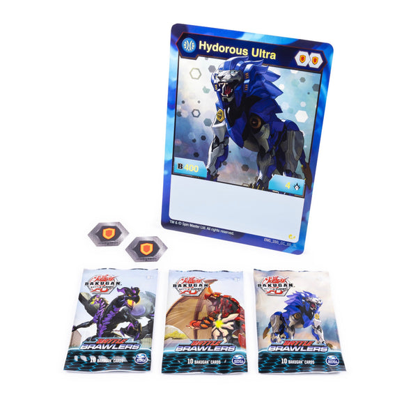 Bakugan Battle Planet Kit de Colección de Cartas - Hydorous Ultra Card
