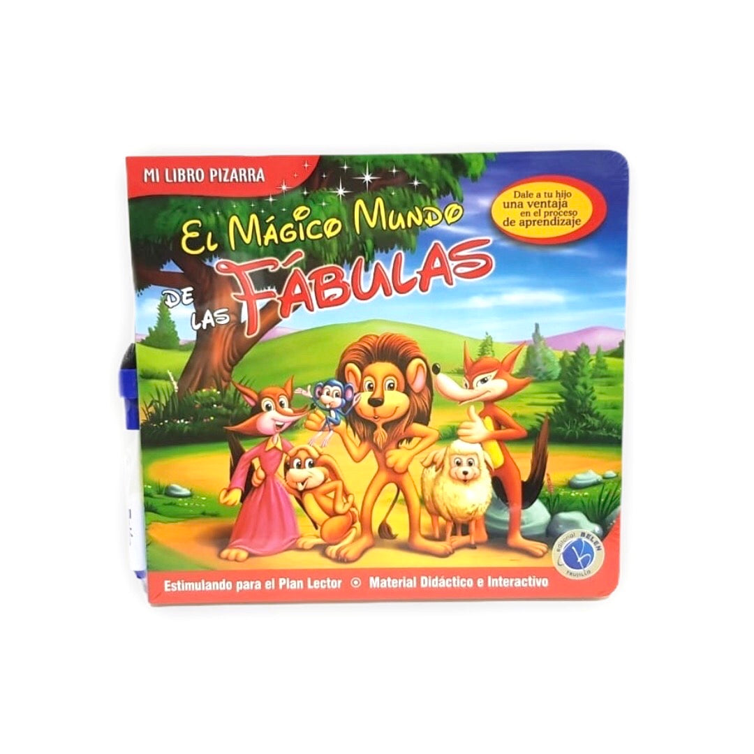 Libro Pizarra El Mágico Mundo de las Fábulas 3+