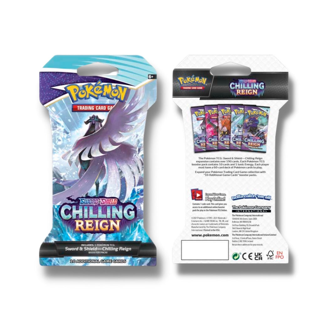 Pokémon TCG Sword & Shield Chilling Reign Booster Pack Modelo 2