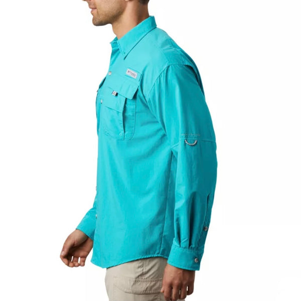 Camisa Talla M Bahama II Columbia Turqueza