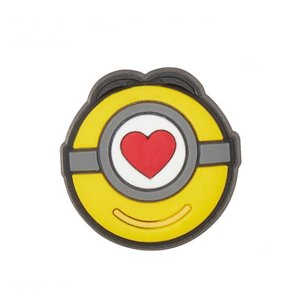 Crocs Jibbitz Charms Minions Stuart Love Icon ~ Accesorios Decorativos Para Crocs