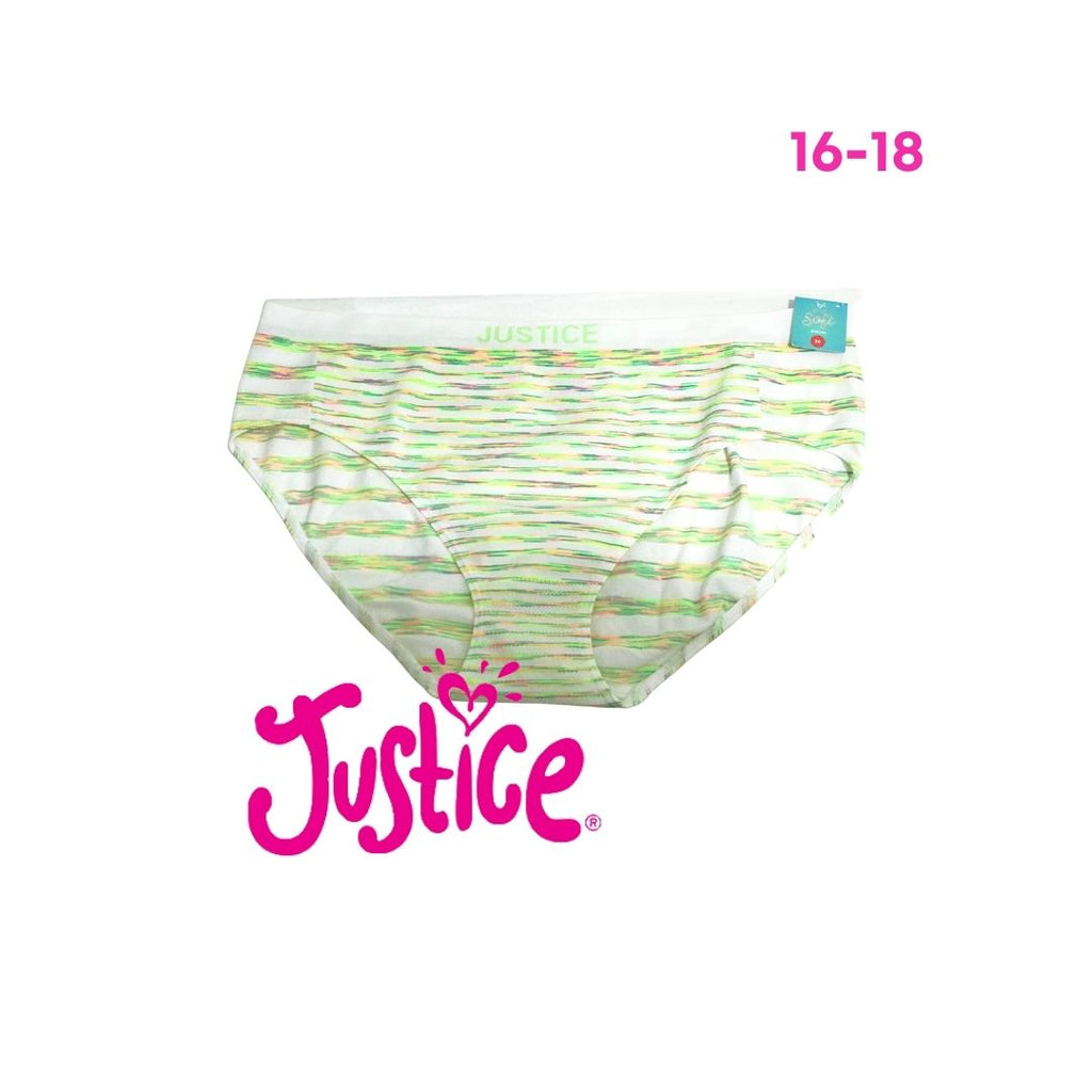 Ropa Interior Marca Justice Bikini Talla 16/18 USA Verde