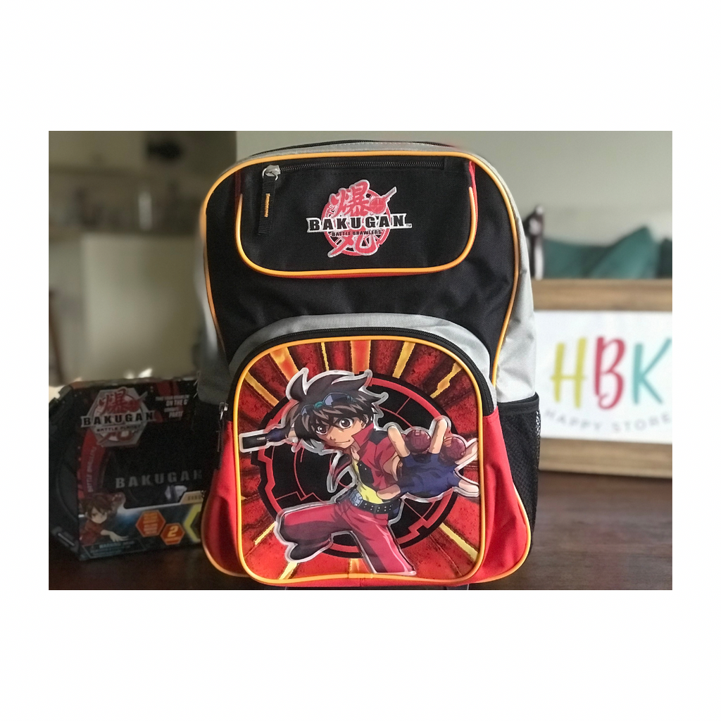 Mochila Modelo Bakugan con Ruedas – HBK Happy Store