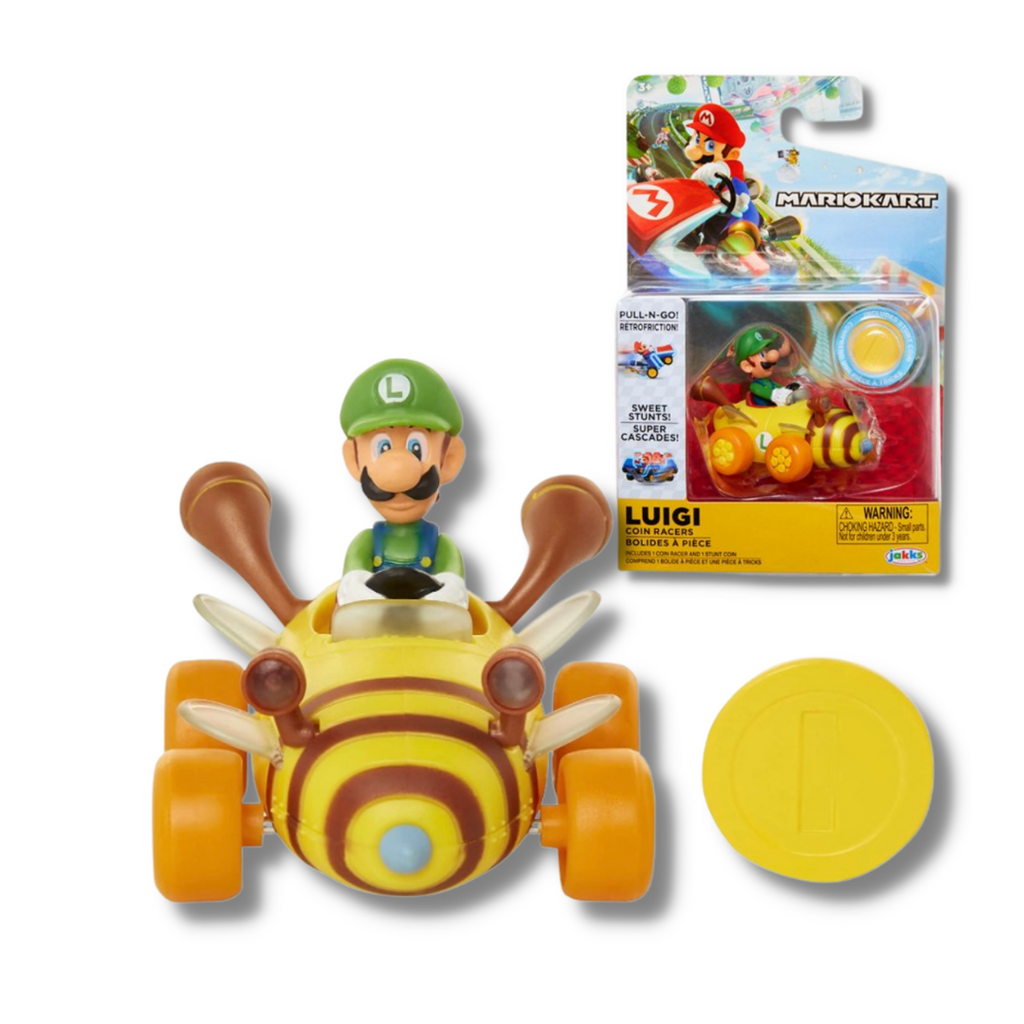 Hot Wheels MarioKart Luigi Coin Racers Super Mario