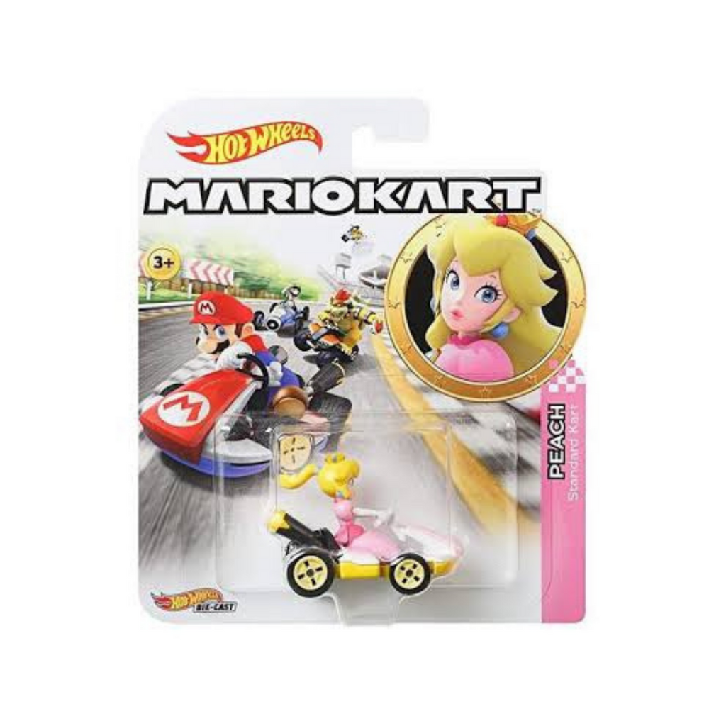 Princess Peach Standard Kart Mariokart Hot Wheels Super Mario Hbk Happy Store 8683