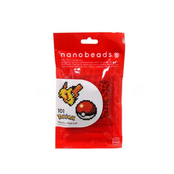 Pokémon Nanobeads Pikachu y Pokeball 101Piezas