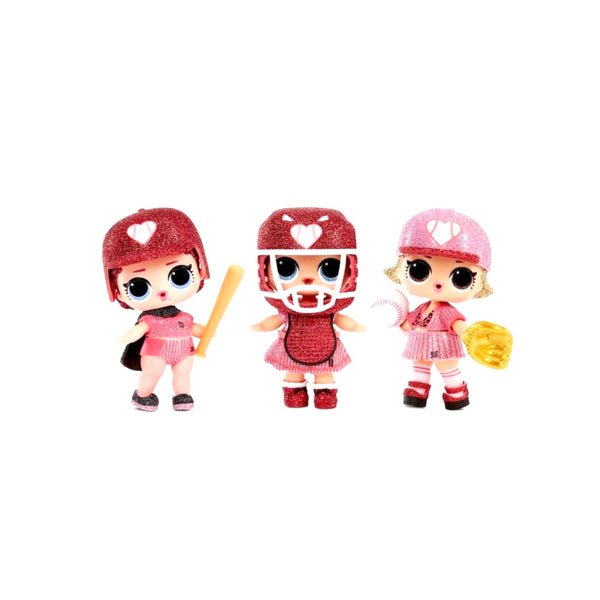 LOL Surprise Colección All-Star B.B.s Sports Series 1 Baseball Sparkly Dolls