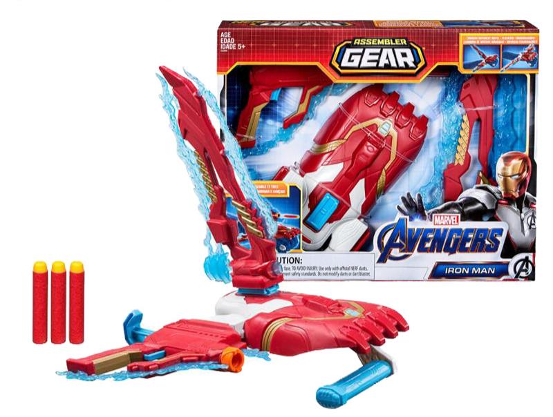 Nerf Avengers Iron Man Assembler Gear Marvel + Dardos