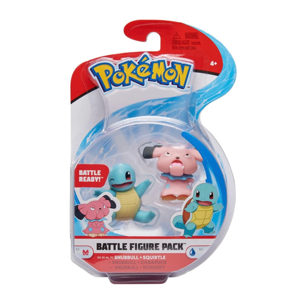 Pokemon Battle Ready Pack Snubbull & Squirtle