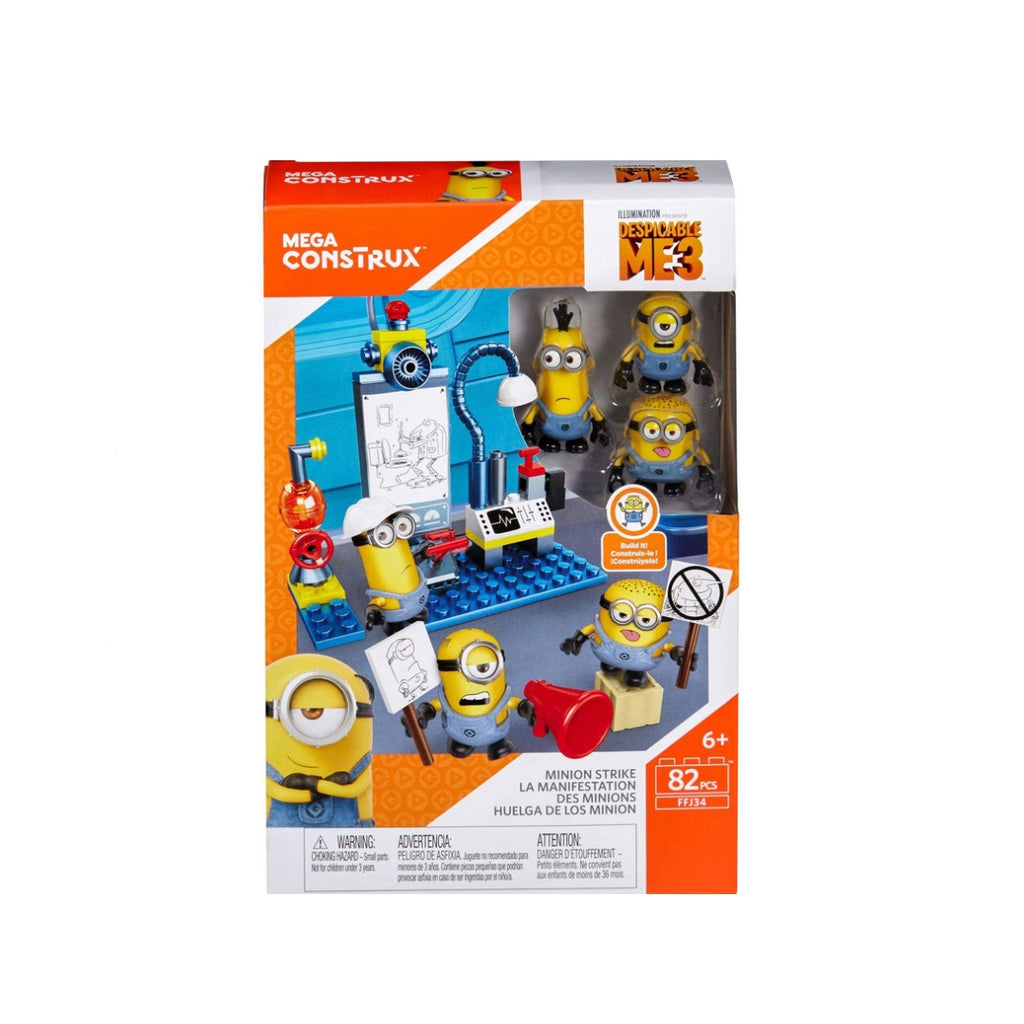 Mega Construx Despicable Me Huelga de Los Minions 82 Piezas