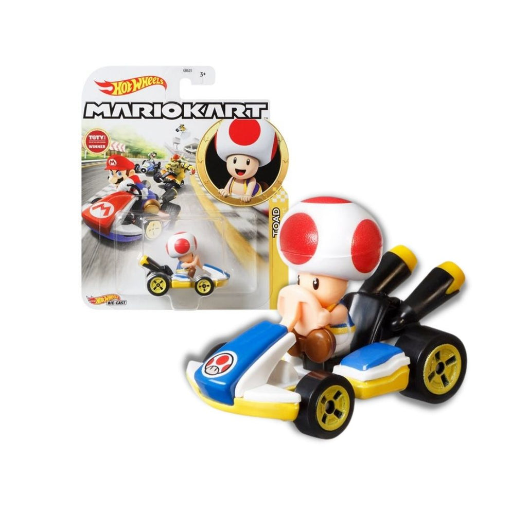 Toad Standar Kart Hot Wheels MarioKart