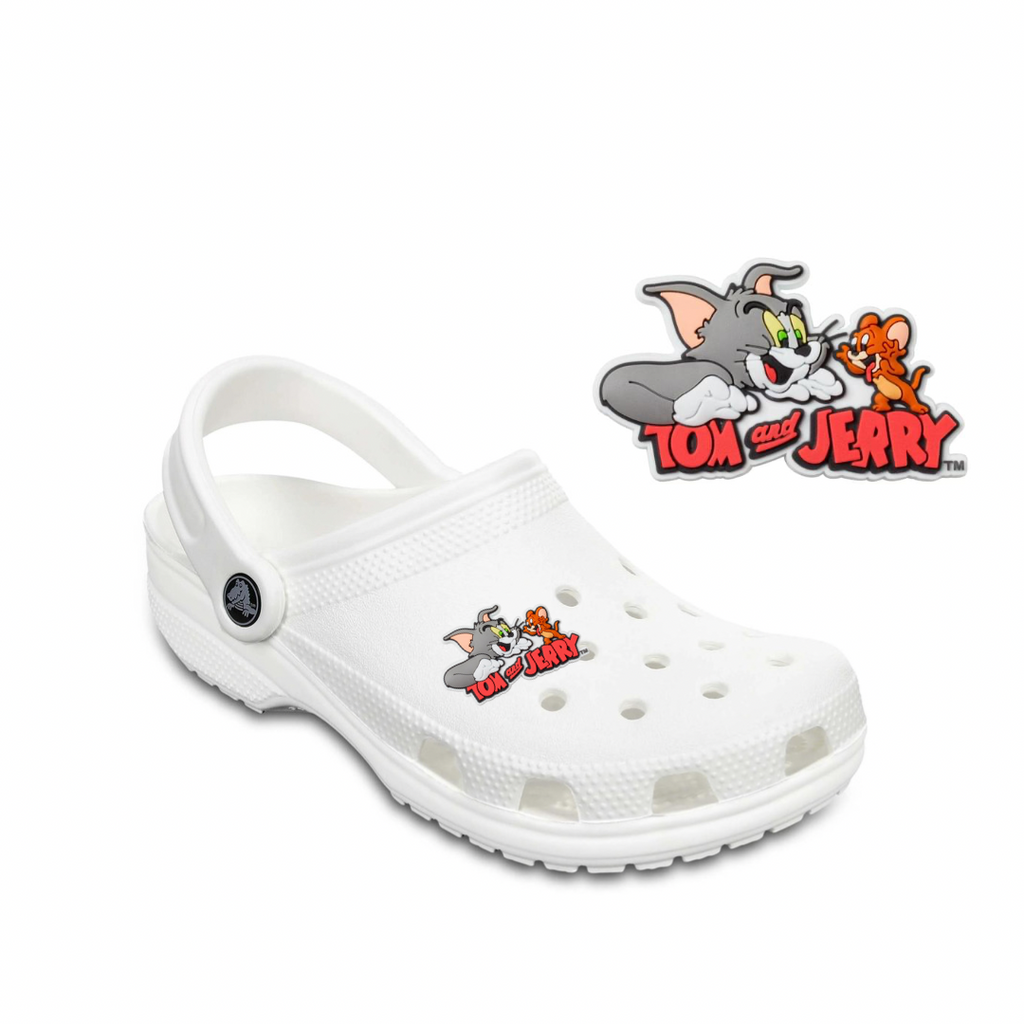 Crocs Jibbitz Tom And Jerry ~ Accesorios Decorativos Para Crocs