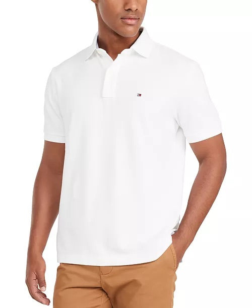 Tommy Hilfiger TH FLEX Polo Deportivo Para Hombre Talla M HBK