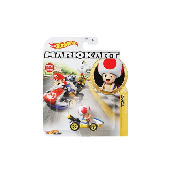 Toad Standar Kart Hot Wheels MarioKart