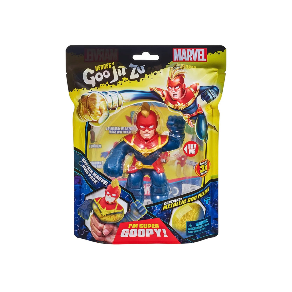 Heroes Of Goo Jit Zu Capitán Marvel Heroe Pack