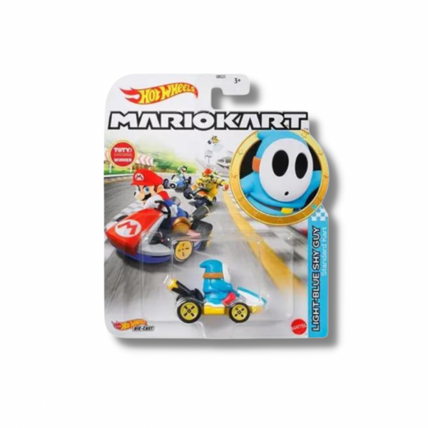 Light-Blue Shy Guy Standard Kart MarioKart Hot Wheels Super Mario