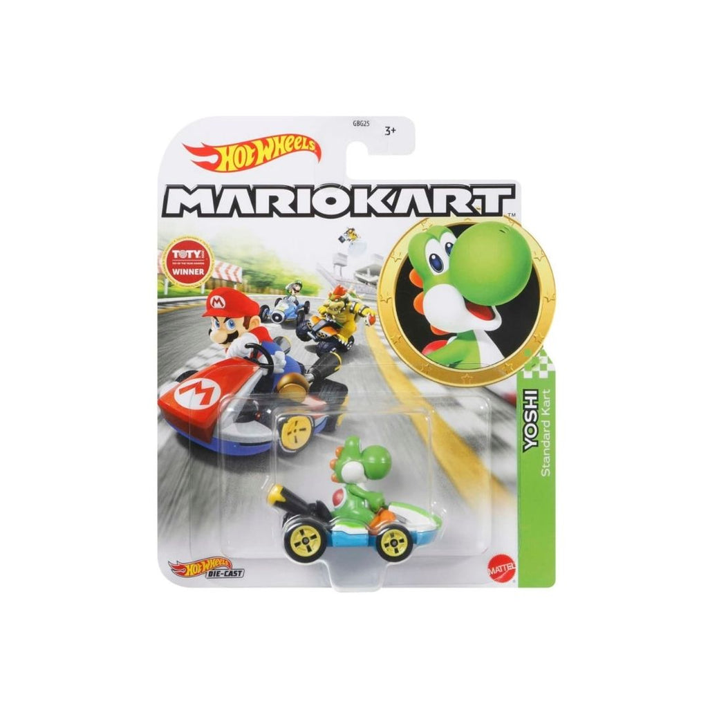 Yoshi Standard Kart MarioKart Hot Wheels