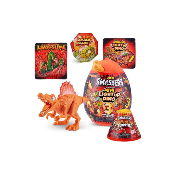 Zuru Smashers Mini Light-Up Huevo Spinosaurus Iluminado