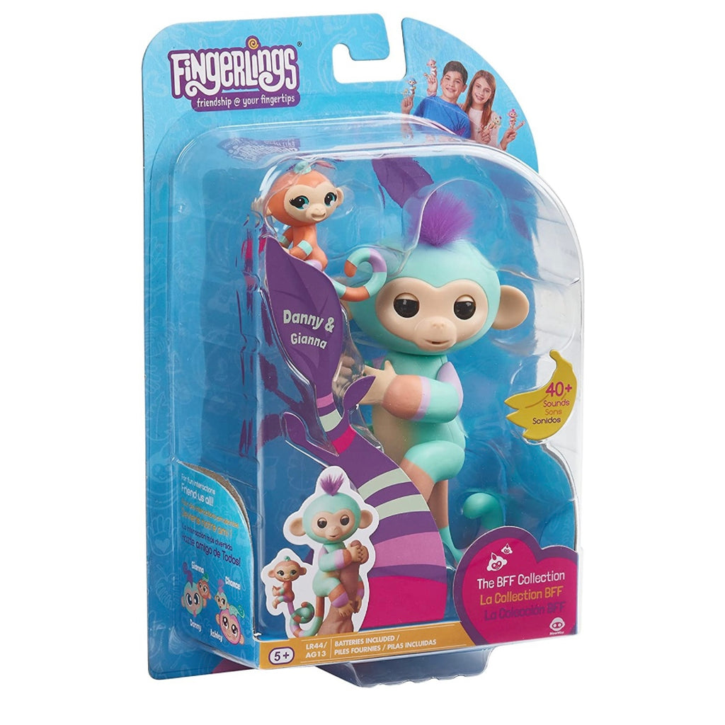 Fingerlings Danny y Gianna Mascota Interactivas La Colección BFF