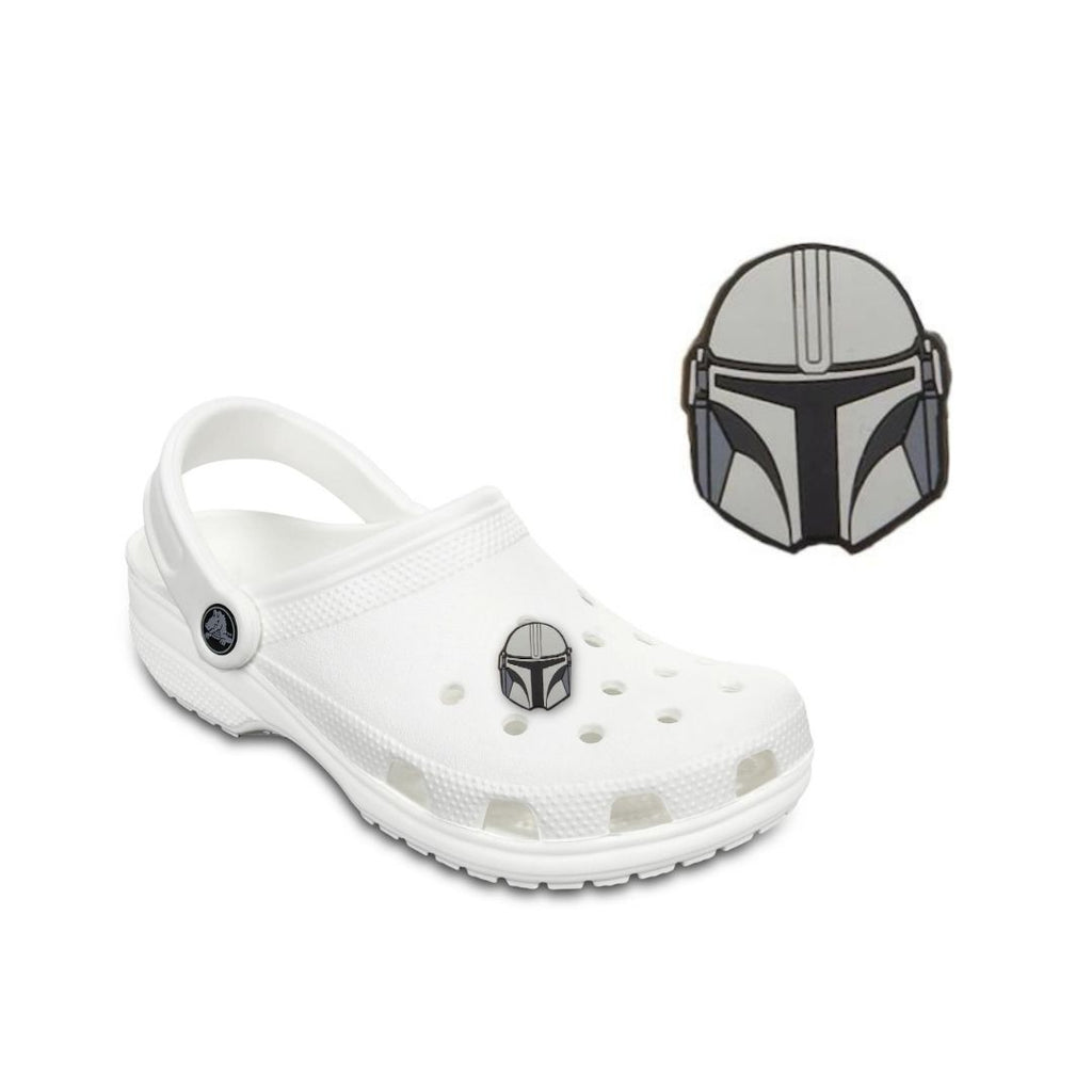 Crocs Jibbitz Star Wars ~The Mandalorian Helmet Accesorios Decorativos Para Crocs